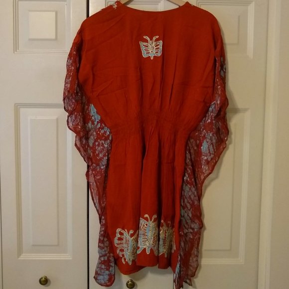 Boho Tie-Dye Butterfly Dress - Picture 2 of 7